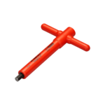 Insulated Allen Key T-Handle Drivers (Imperial) handle fits hand comfortably. Fully insulated, exceeding international standards. Lifetime guarantee.