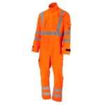 Progarm 4693 Hi Vis Arc Lightweight Coverall is the newest, lightest and most comfortable high vis orange coveralls. Antistatic / ARC Flash / Heat & Flame 