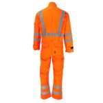 Progarm 4693 Hi Vis Arc Lightweight Coverall is the newest, lightest and most comfortable high vis orange coveralls. Antistatic / ARC Flash / Heat & Flame 