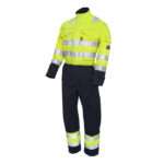 Progarm 6444 Arc Hi Vis Coverall is a premium quality coverall designed for workers in the Petrochemical, Utility and Power Generation industries. Certified to hi vis and Arc Flash European Norms.