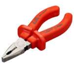 Insulated Combination Pliers Suitable for gripping flat and round material. Fully insulated, exceeding international standards. Lifetime guarantee.
