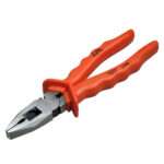 Insulated Combination Pliers Suitable for gripping flat and round material. Fully insulated, exceeding international standards. Lifetime guarantee.
