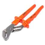 Insulated Groove Joint Pliers Water pump (Groove Joint) Plier with a max opening of 110mm. Fully insulated. Lifetime guarantee