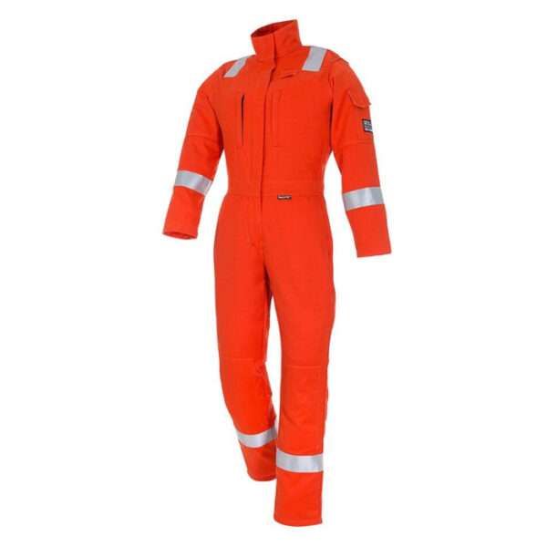 Progarm 6100 Arc Coverall is the best selling coverall featuring reflective tape, lightweight VXS+ Flame Resistant fabric with class 1 Arc Flash protection