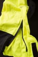 Progarm 6458 Linesman Arc Hi Vis Coverall is a premium quality coverall in VXS+ super soft 240gsm Flame Resistant fabric designed specifically for workers in the Utility and Energy markets requiring a lighter weight fabric and a garment that can be worn in conjunction with a body harness.