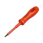 Insulated Flat Head Screwdriver from ITL exceeds international standards, offering the highest protection when working on live electrical equipment