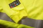 Progarm 5626 Arc Hi Vis Sweatshirt is a premium hi vis sweatshirt featuring innovative arm panel design with pocket and constructed using VXS+ Flame Resistant Jersey with brushed fleece inner for warmth. Sweatshirt now certified to Open Arc as well as Box Test methods, recommended to be worn with 5286 polo shirt for layering protection.