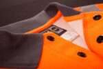 Progarm 5290 Arc Orange Polo Shirt is a hi vis, Flame Resistant, Arc & antistatic shirt in unique VXS+ fabric for use in the railway and utilities sectors..