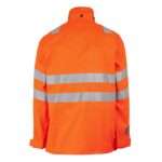 Progarm Arc Unlined Waterproof Jacket Antistatic / ARC Flash / Heat & Flame / Orange Hi-Visibility / Maximum neck protection / Utilities & Power GenerationAntistatic / ARC Flash / Heat & Flame / Orange Hi-Visibility / Maximum neck protection / Utilities & Power Generation