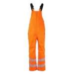 Progarm 9144 Arc Unlined Waterproof Dungaree -Flame Resistant with Arc Flash protection / Waterproof / Hi-Viz Orange / Heat & Flame / Utilities / Antistatic
