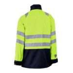 Progarm 9150 Unlined Arc Waterproof Jacket offers the ultimate innovation and protection. Antistatic / ARC Flash / Heat & Flame / Hi-Vizibility Jacket