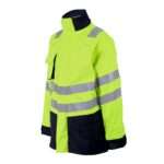 Progarm 9150 Unlined Arc Waterproof Jacket offers the ultimate innovation and protection. Antistatic / ARC Flash / Heat & Flame / Hi-Vizibility Jacket