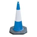 JSP1m Traffic Cone - Dominator 2 Part Cone with Sealbrite Sleeve is the preferred traffic management and term maintenance two-piece moulded cone.