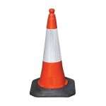 JSP 75cm Traffic Cone 2 part Cone The Preferred traffic management & term maintenance two piece moulded cone. Self Weighted Traffic cone - various colours..