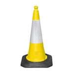 JSP 75cm Traffic Cone 2 part Cone The Preferred traffic management & term maintenance two piece moulded cone. Self Weighted Traffic cone - various colours..