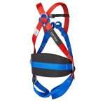 Portwest 3 Point Comfort Harness FP17 feature 2 chest loops, breathable contoured back pad, 2 side D rings, flat bar buckles that's easy to use & fail safe for working at height