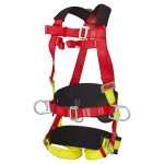 Portwest 3-Point Comfort Plus Harness FP18 features include 2 chest loops, two side D-rings, sliding dorsal Dring, two seating loops & two lower back rings for working at height