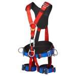 Portwest 4 Point Comfort Plus Harness FP19 - Superior strength, adjustable shoulder, chest & leg straps,lower back & shoulder straps, Max rated load 100kg for working at height
