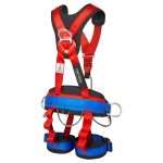 Portwest 4 Point Comfort Plus Harness FP19 - Superior strength, adjustable shoulder, chest & leg straps,lower back & shoulder straps, Max rated load 100kg for working at height
