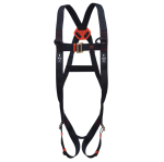 JSP Spartan 2 Point Harness with 2 points of anchorage, Adjustable chest and leg straps, Sub-pelvic strap and Conforms to EN 361:2002 Rated to 140kg for working at height