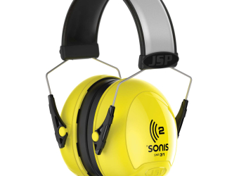 Sonis 2 Adjustable Ear Defenders Extra Visibility