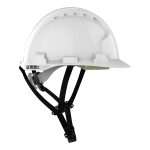 JSP Linesman Safety Helmet EVO®8 Mid Peak is extremely comfortable which moulds to the wearer's head. Lightweight helmet offering maximum protection.