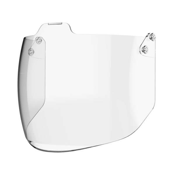 Replacement Integrated Anti Mist Anti Scratch KN Shield for EVO®VISTAshield® Helmet When fitted to the EVO® VISTAshield® Helmet this replacement shield has the following features and benefits - Optical Class 1 - High optical quality with no optical distortion K Rated - Anti-Scratch resistance to surface damage from fine particles N Rated - Anti-Mist resistance to fogging A - Impact Rating. High energy impact; 6mm, 0.86g ball travelling at 425mph (685kph) UV 2C-1.2 2: UV filter (EN170) provides protection from harmful UV. C: Unimpaired colour perception. 1.2: High light transmission.