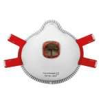 JSP Typhoon Moulded Valved FFP3V Disposable Mask Tested to -40°C The valve offers masks the ability to perform in a wide range of environments