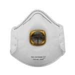 Typhoon Moulded Valved FFP2V Disposable Face Mask Tested to -40°C The valve offers masks the ability to perform in a wide range of environments