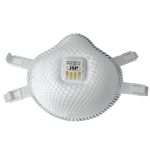 JSP Flexinet® Valved FFP3V Disposable Face Mask offers High efficiency (99% minimum) filtering with exhale valve and fully adjustable 4-point harness