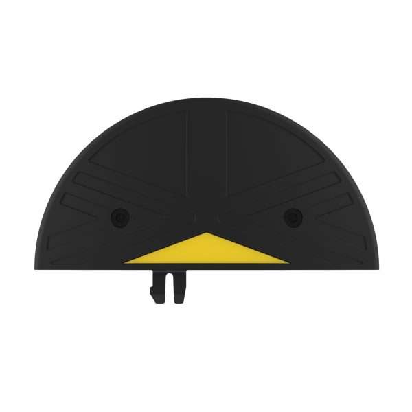 JSP Ridgeback® 600 Ramp 5cm Single End Cap joins the existing range of speed reducing products. These inner and end units have integrated reflective areas