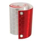 Red/White Reflective Strip For Security Fencing are avaliable in 2M and 3M strips and are used for fencing. Fitting straps are included. Height: 15cm