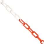 The 25m Plastic Demarcation Chain from JSP is designed for posts or cones to form a multi-functional barrier system. Suitable for warehouses & factories etc
