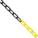 The 25m Plastic Demarcation Chain from JSP is designed for posts or cones to form a multi-functional barrier system. Suitable for warehouses & factories etc