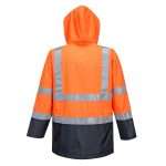 Bizflame Rain Hi-Vis Multi-Protection Waterproof Jacket is a flame resistant, anti-static, waterproof jacket offering protection against multiple risks