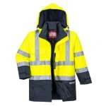Bizflame Rain Hi-Vis Multi-Protection Waterproof Jacket is a flame resistant, anti-static, waterproof jacket offering protection against multiple risks