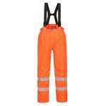 Bizflame Rain Lined Hi-Vis Antistatic FR Waterproof Trousers, ideal for working in wet conditions. Flame Resistant, fire retardant & Anti-static protection