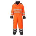 Bizflame Rain Multi Hi-Vis Waterproof FR Coverall offers premium hi-vis flame resistant, chemical-resistant, anti-static, waterproof & breathable protection