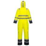 Bizflame Rain Multi Hi-Vis Waterproof FR Coverall offers premium hi-vis flame resistant, chemical-resistant, anti-static, waterproof & breathable protection