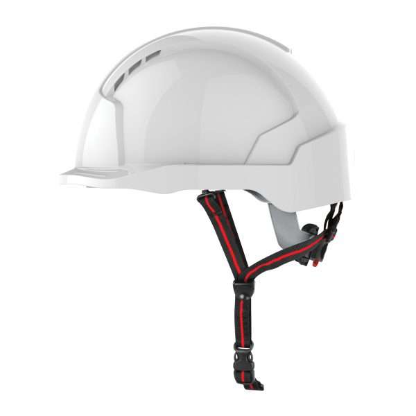 EVOLite Skyworker Industrial Climbing Safety Helmet has a suspension system & shell structure that's been designed for use in many industries. Meets EN12492