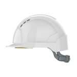 JSP EVOLite Vented Safety Helmet with Slip Ratchet EN397 Industrial Helmet is lightweight, extremely comfortable & fits the widest range of head shapes