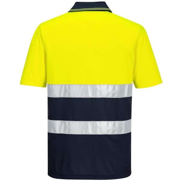 Hi-Vis Lightweight Contrast Short Sleeve Polo Shirt is more comfortable and longer lasting than leading competitors. Ideal for warm working conditions
