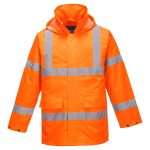 Hi-Vis Rain Lite Traffic Waterproof Jacket offers high quality at unbeatable price. Includes features such as a zipped front with Hook & Loop storm flap