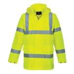 Hi-Vis Rain Lite Traffic Waterproof Jacket offers high quality at unbeatable price. Includes features such as a zipped front with Hook & Loop storm flap