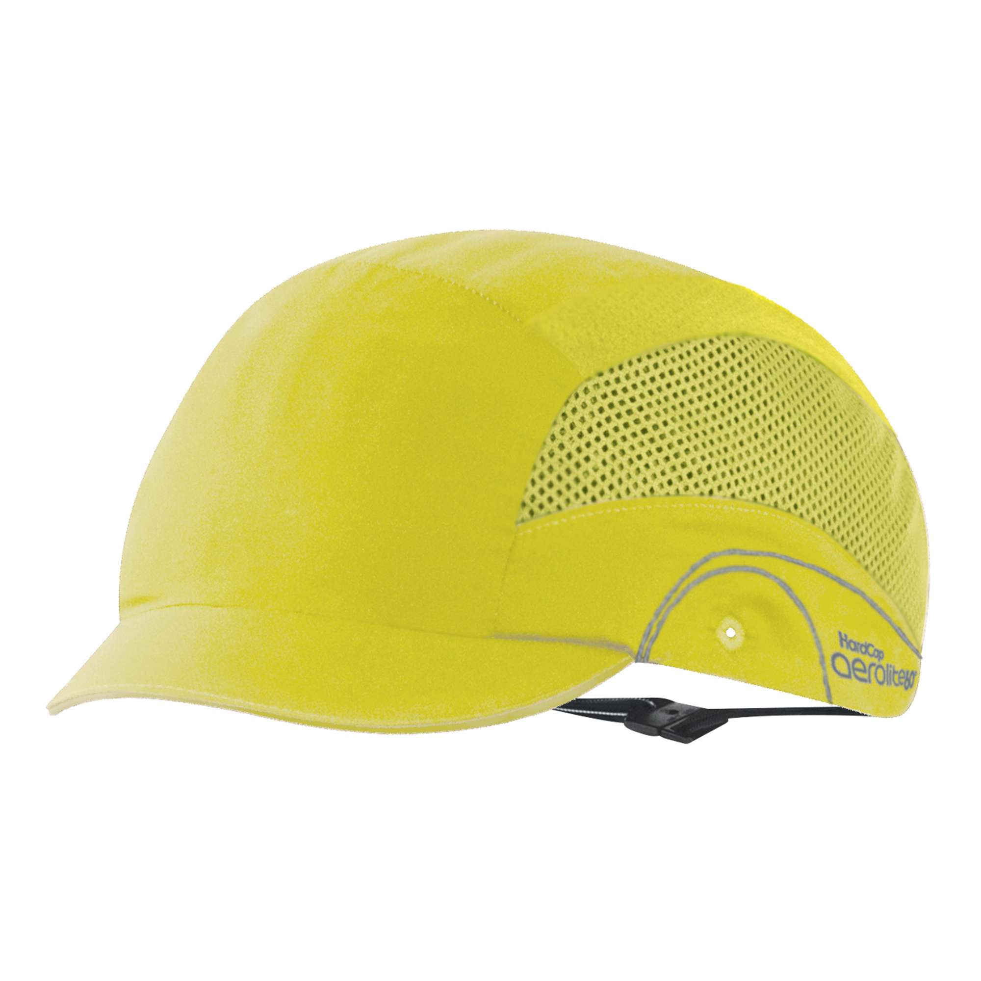 JSP Bump Cap Aerolite® 60° Micro Peak, the lightest full shell bump cap available on the market. Weighs less than 135g, EPP Impact Liner & Tough HDPE Shell
