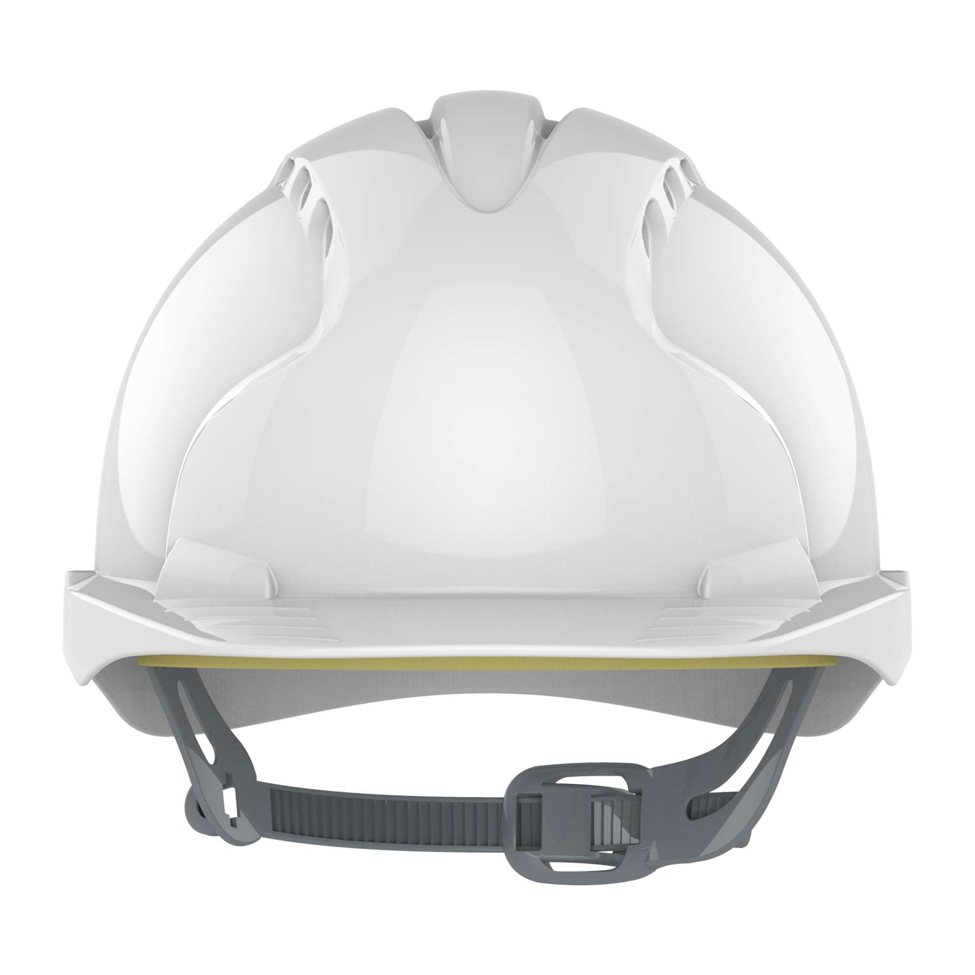 JSP EVO®2 Mid Peak Vented Safety Helmet combines a super strong shell for superior protection, comfort benefits of the Evolution 3D-Adjustment harness