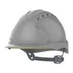 JSP EVO®3 Mid Peak Vented Safety Helmet combines a super strong shell for superior protection, with comfort benefits of the Evolution 3D-Adjustment harness