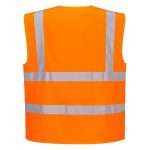Portwest Band and Brace Hi Vis Vest is Lightweight & comfortable. Reflective tape for increased visibility. Front zip opening for easy access