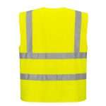 Portwest Band and Brace Hi Vis Vest is Lightweight & comfortable. Reflective tape for increased visibility. Front zip opening for easy access