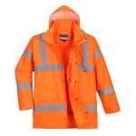 Portwest Hi-Vis Breathable Rain Traffic Waterproof Jacket is a premium lightweight jacket certified to the highest waterproof and breathable levels